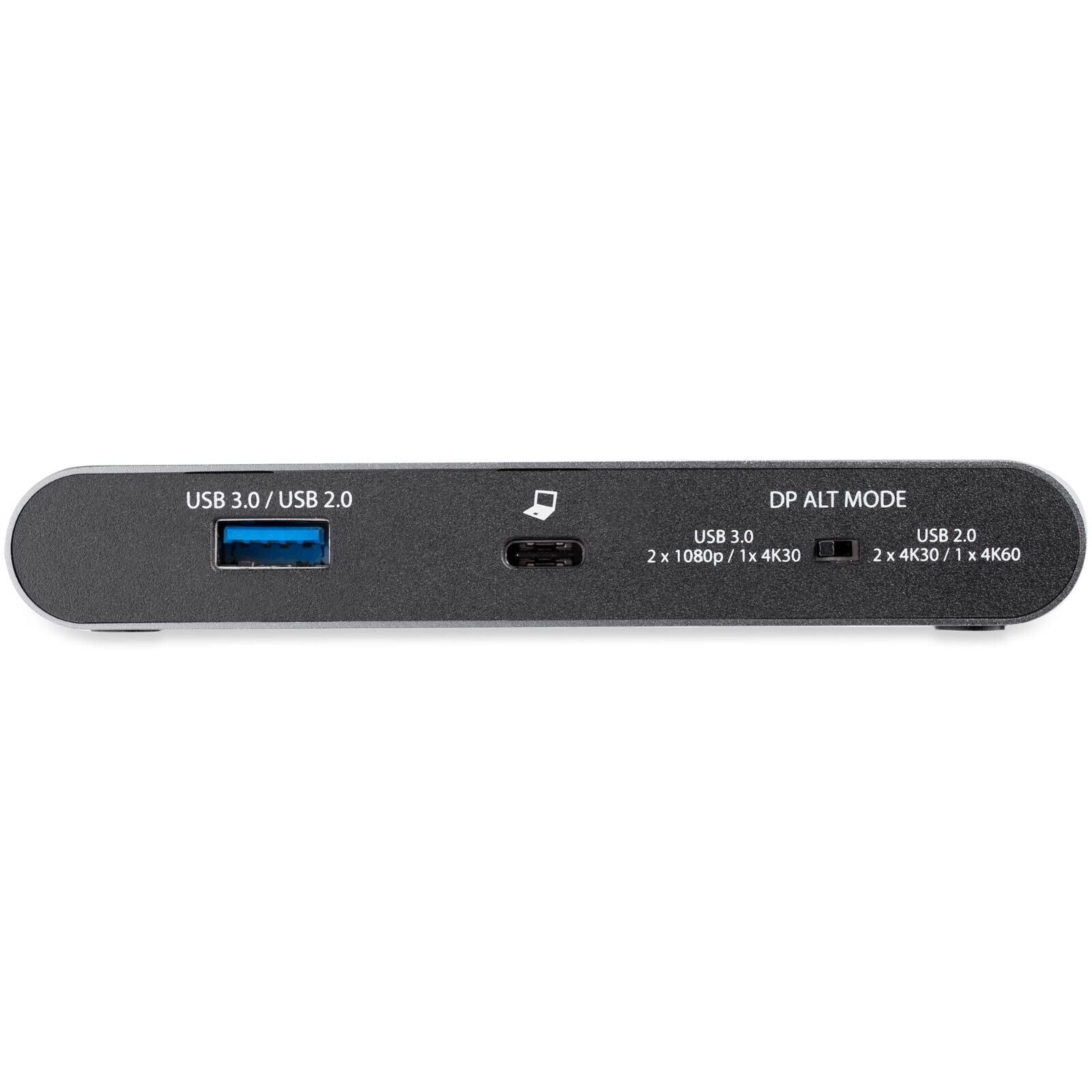 StarTech DK30C2HAGPD USB C Multiport HDMI GbE RJ45 USB-A 100W PDelivery Black