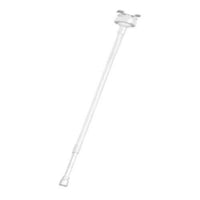 Hanwha SBP-302CMASW Telescopic Pendant Mount with Swivel Adapter, White