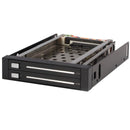 StarTech HSB220SAT25B 2x 2.5" to 3.5" Trayless Hot Swap SATA Rack Backplane BLK