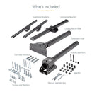 StarTech FPCEILPTBSP Full Motion Hanging TV Ceiling Mount Short Pole 32"-75"