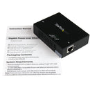 StarTech PoEEXT1GAT Gigabit PoE+ Extender 802.3at 802.3af up to 330 Ft (100m)