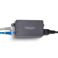 StarTech AF211C-POE-INJECTOR 1-Port Gigabit PoE+ Injector 30W Power Unmanaged