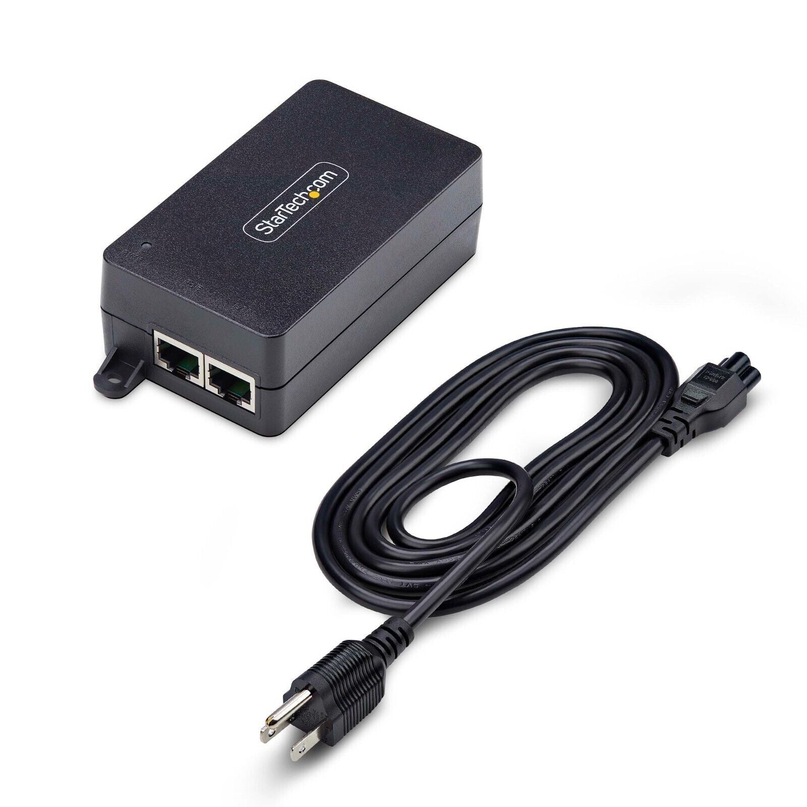 StarTech AF211C-POE-INJECTOR 1-Port Gigabit PoE+ Injector 30W Power Unmanaged