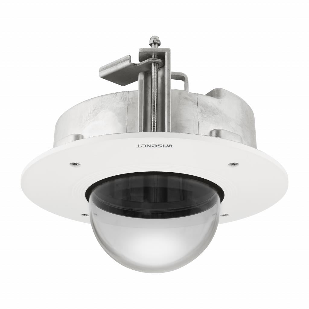 Hanwha SHD-1350FPW Plenum In-Ceiling Housing for X-Plus Modular Cameras, White