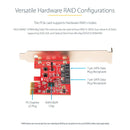 StarTech 2P6GR-PCIe-SATA-CARD 2 Port SATA 7 Pin PCIe x2 Low Profile Card Adapter