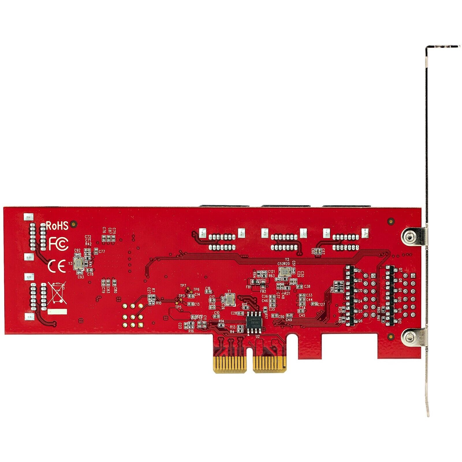 StarTech 10P6G-PCIe-SATA-CARD 10 Port SATA 7 Pin PCIe x2 LowProfile Card Adapter