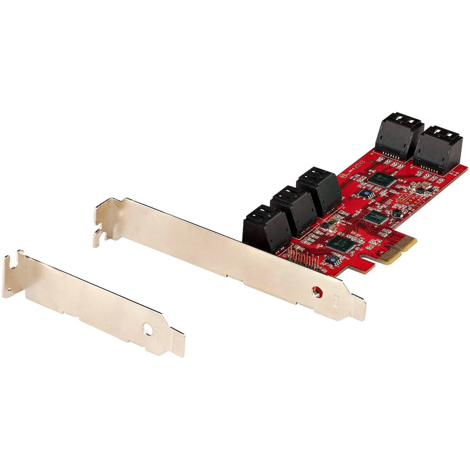 StarTech 10P6G-PCIe-SATA-CARD 10 Port SATA 7 Pin PCIe x2 LowProfile Card Adapter