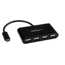 StarTech ST4200MINIC 4 Port USB-C 3.0 SuperSpeed Mini Hub w Power Adapter