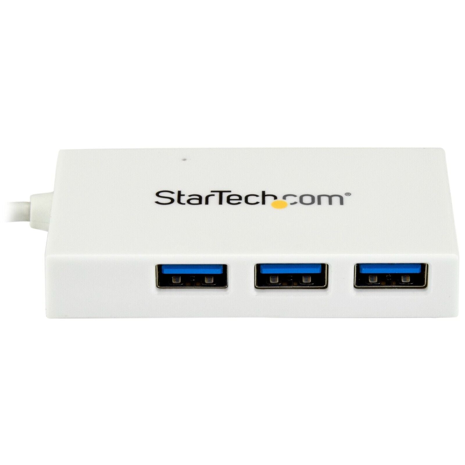 StarTech HB30C3A1CFBW 4 Port Mini USB Dngl Hub 3x USB-A 1x USB-C SprSpeed White