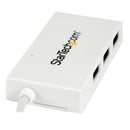 StarTech HB30C3A1CFBW 4 Port Mini USB Dngl Hub 3x USB-A 1x USB-C SprSpeed White