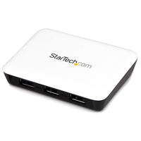 StarTech ST3300U3S USB 3.0 to GbE Ethernet Network w 3xUSB-A 1x Micro-B Hub WHT