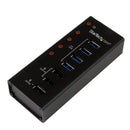 StarTech ST4300U3C3 4 Port USB 3.0 Hub Metal USB Metal HUB w 3 Charging USB-A