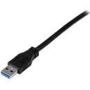 StarTech USB3CAB2M 6Ft USB 3.0 A to B Certified SuperSpeed Cable Cord Black