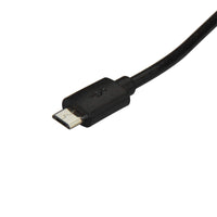 StarTech USB2CUB2M 6Ft (2M) USB-C to Micro-B Charge Sync Cable Cord Black