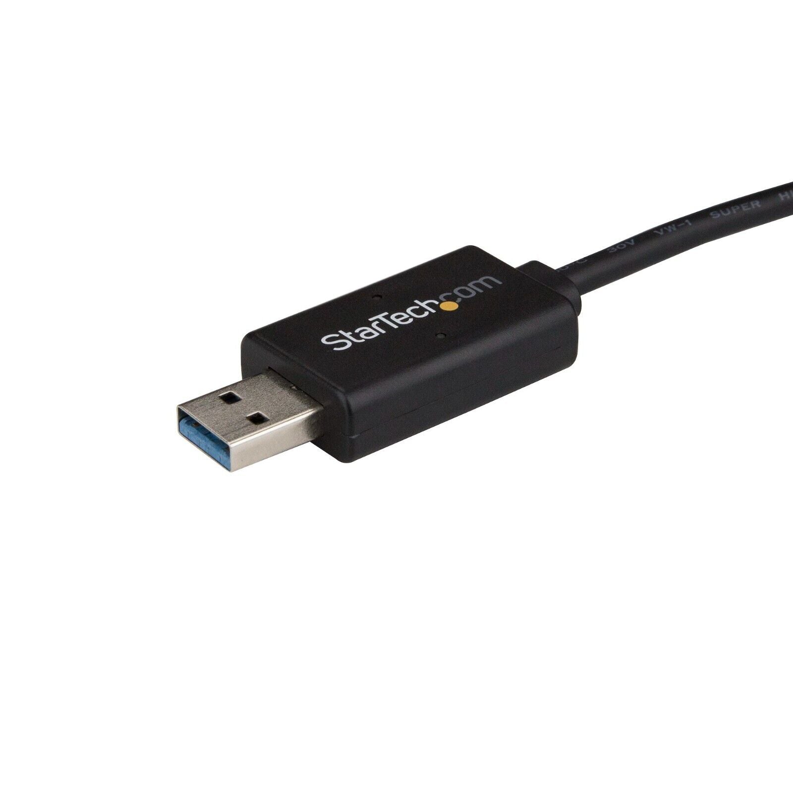 StarTech USBC3LINK 6Ft (2M) USB-C to USB A 3.0 Data Transfer Sync Cable Black