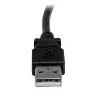 StarTech USBAB1MR 3Ft (1M) USB A to Right Angle USB-B Cable Print Scann Black