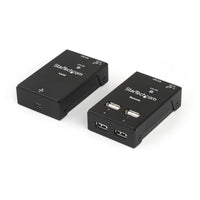 StarTech USB2004EXTV 4 Port USB-A 2.0 Extender Over CAT5 CAT6 RJ45 HUB Black