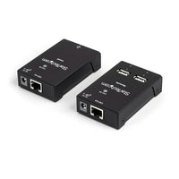 StarTech USB2004EXTV 4 Port USB-A 2.0 Extender Over CAT5 CAT6 RJ45 HUB Black