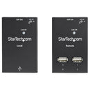 StarTech USB2004EXTV 4 Port USB-A 2.0 Extender Over CAT5 CAT6 RJ45 HUB Black