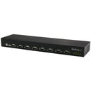 StarTech ICUSB23208FD 8 Port USB to Serial RS232 Adapter HUB Rack DIN Bracket