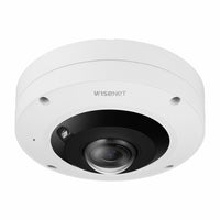 Hanwha XNF-9013RV X-Series 12MP Sensor AI IR 360° Outdoor IP Fisheye Camera