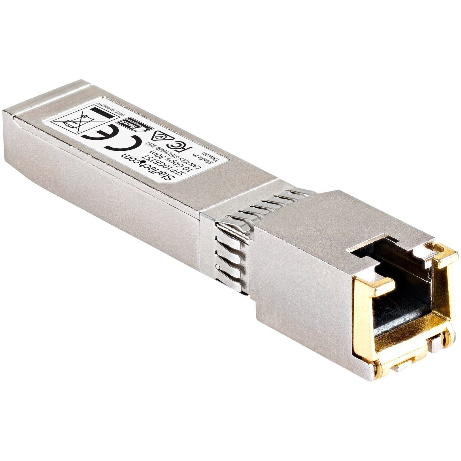 StarTech SFP10GBTCST SFP-10GB-TC Cisco Compat SFP+ 10GBase-T to RJ45 Module 30m