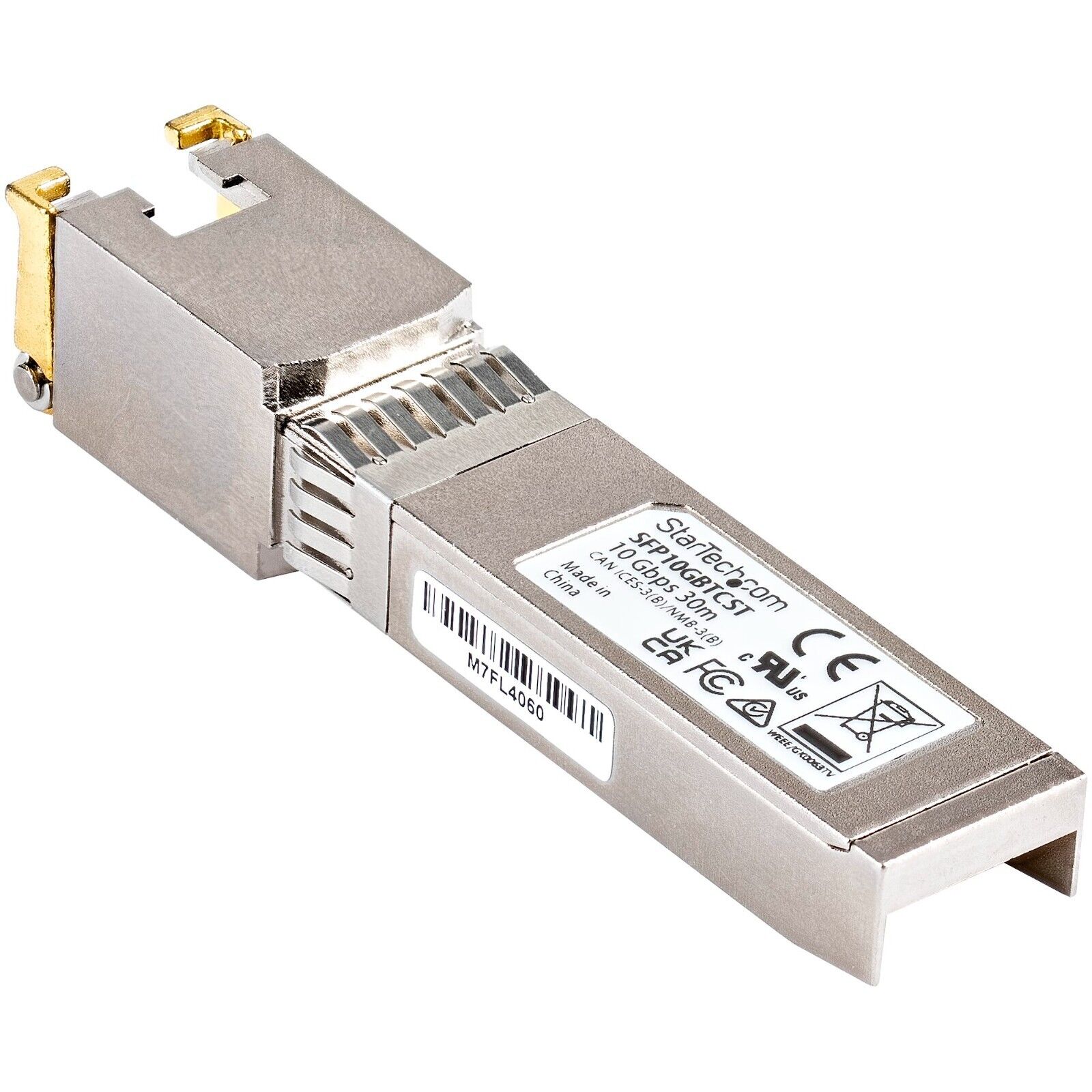 StarTech SFP10GBTCST SFP-10GB-TC Cisco Compat SFP+ 10GBase-T to RJ45 Module 30m