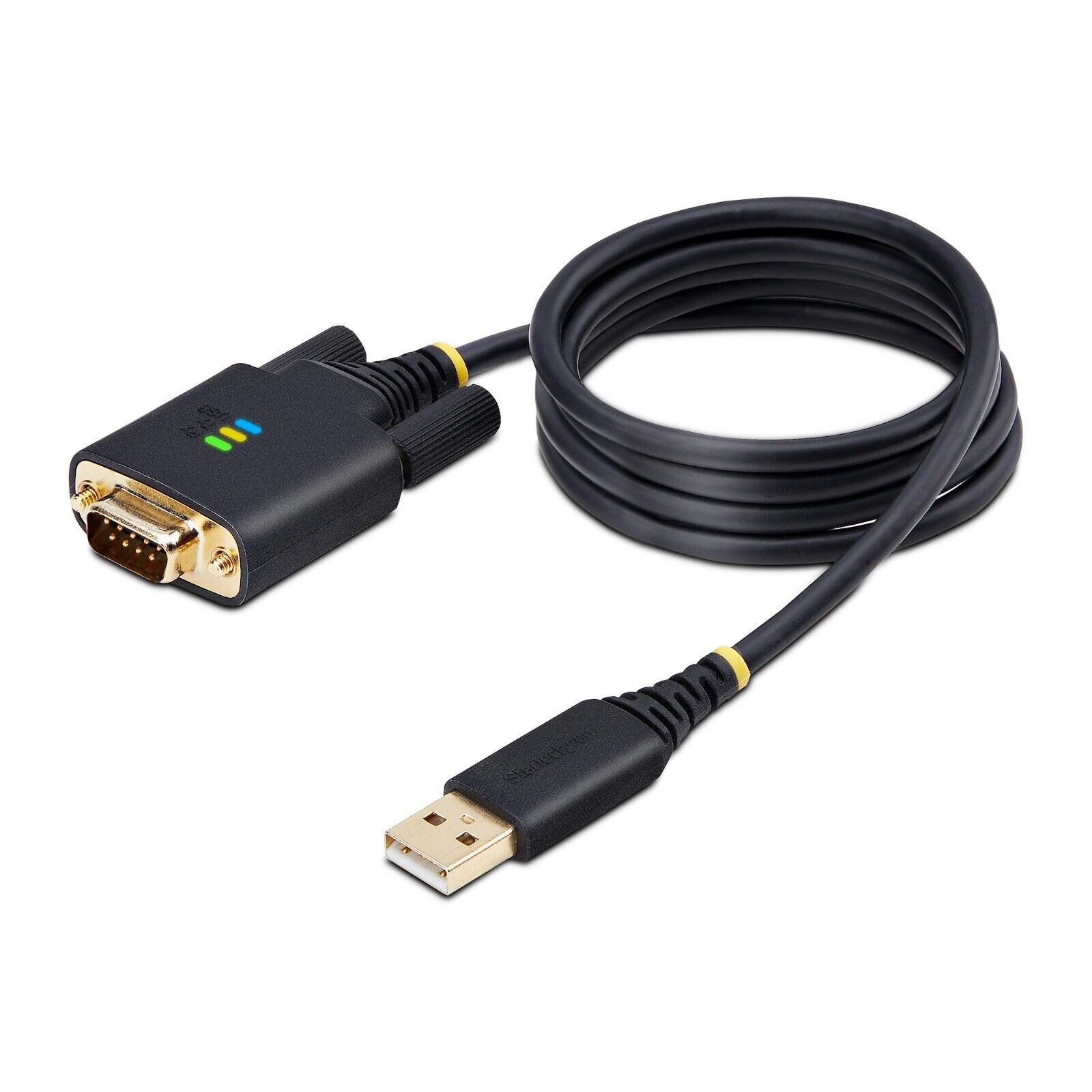 StarTech 1P3FFCB-USB-SERIAL 3Ft USB to Serial Adapter Cable FTDI w Screws Nuts
