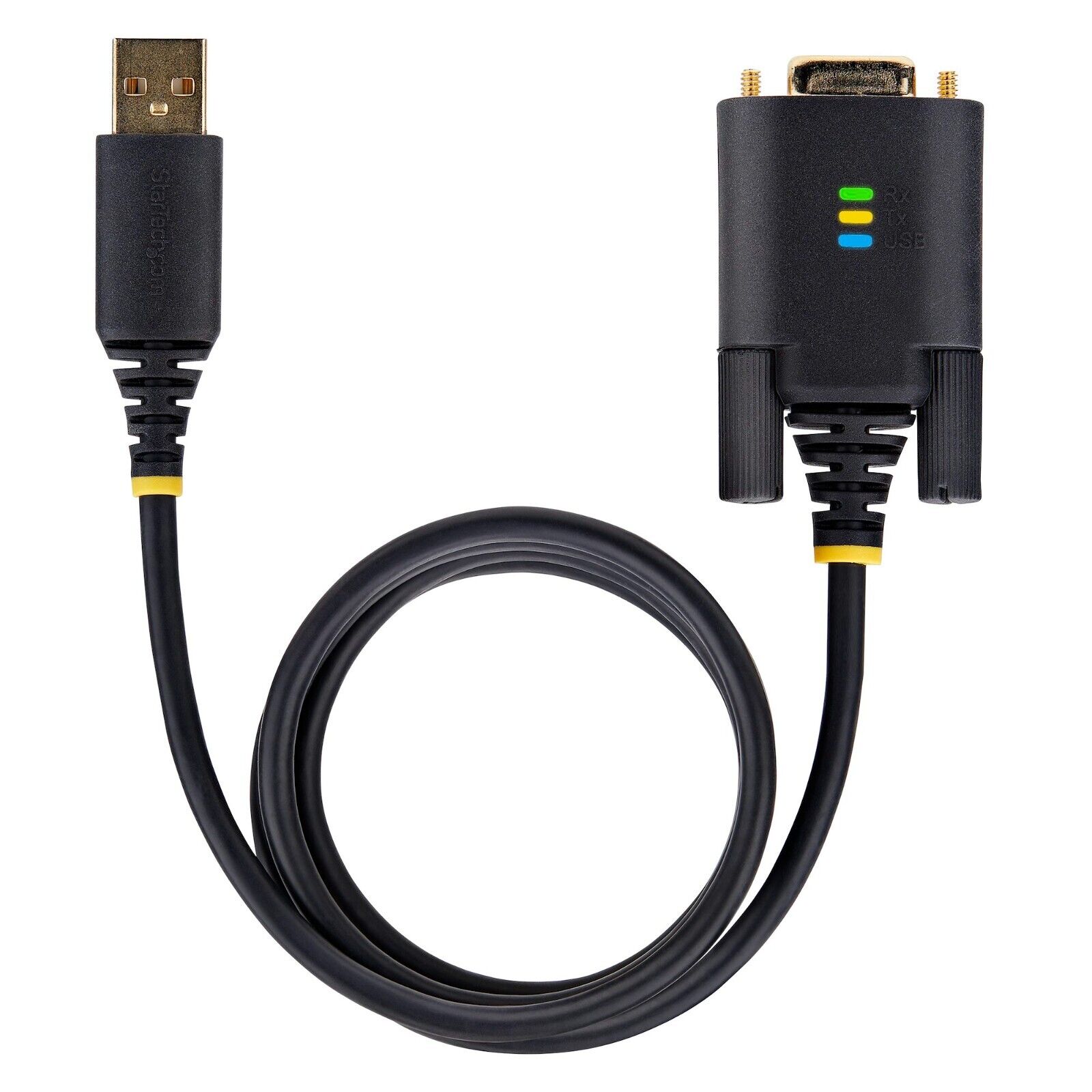 StarTech 1P3FFCB-USB-SERIAL 3Ft USB to Serial Adapter Cable FTDI w Screws Nuts