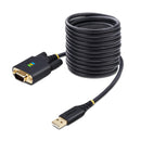 StarTech 1P10FFC-USB-SERIAL 10Ft USB to RS232 DB9 Serial Cable COM Retention