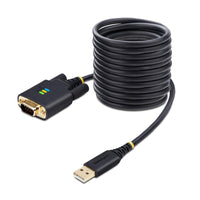 StarTech 1P10FFC-USB-SERIAL 10Ft USB to RS232 DB9 Serial Cable COM Retention