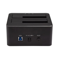 StarTech SDOCK2U33V Dual Bay USB 3.0 to SATA HDD SSD Docking Station Top Loading