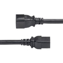 StarTech BA16-2200-POWER-CORD 2Ft Heavy Duty AC PDU Power Cord C19 to C20 BLK