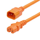 StarTech 8915-460Q-POWER-CORD 6Ft Heavy Duty AC PDU Power Cord C14 to C15 Orange