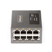 StarTech AS445C-POE-INJECTOR 8 Port 5/2.5/1G Indtl Eth Net Switch w 4 PoE++ 160W