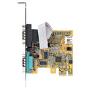 StarTech 21050-PC-SERIAL-CARD 2 Port RS232 DB9 Serial Adapter PCIe x1 LowPr Card