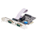 StarTech 2S232422485-PC-CARD 2-Port Serial DB9 RS232 422 485 Adapter PCIe Card