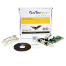 StarTech PCI2S4851050 2 Port PCI RS422 RS485 Serial PCI PCI-X Adapter LowPr Card