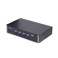 StarTech D86A2-4-PORT-8K-KVM 4 Port DisplayPort DP 8K KVM Switch USB 3.5mm Power