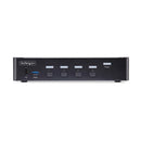 StarTech D86A2-4-PORT-8K-KVM 4 Port DisplayPort DP 8K KVM Switch USB 3.5mm Power