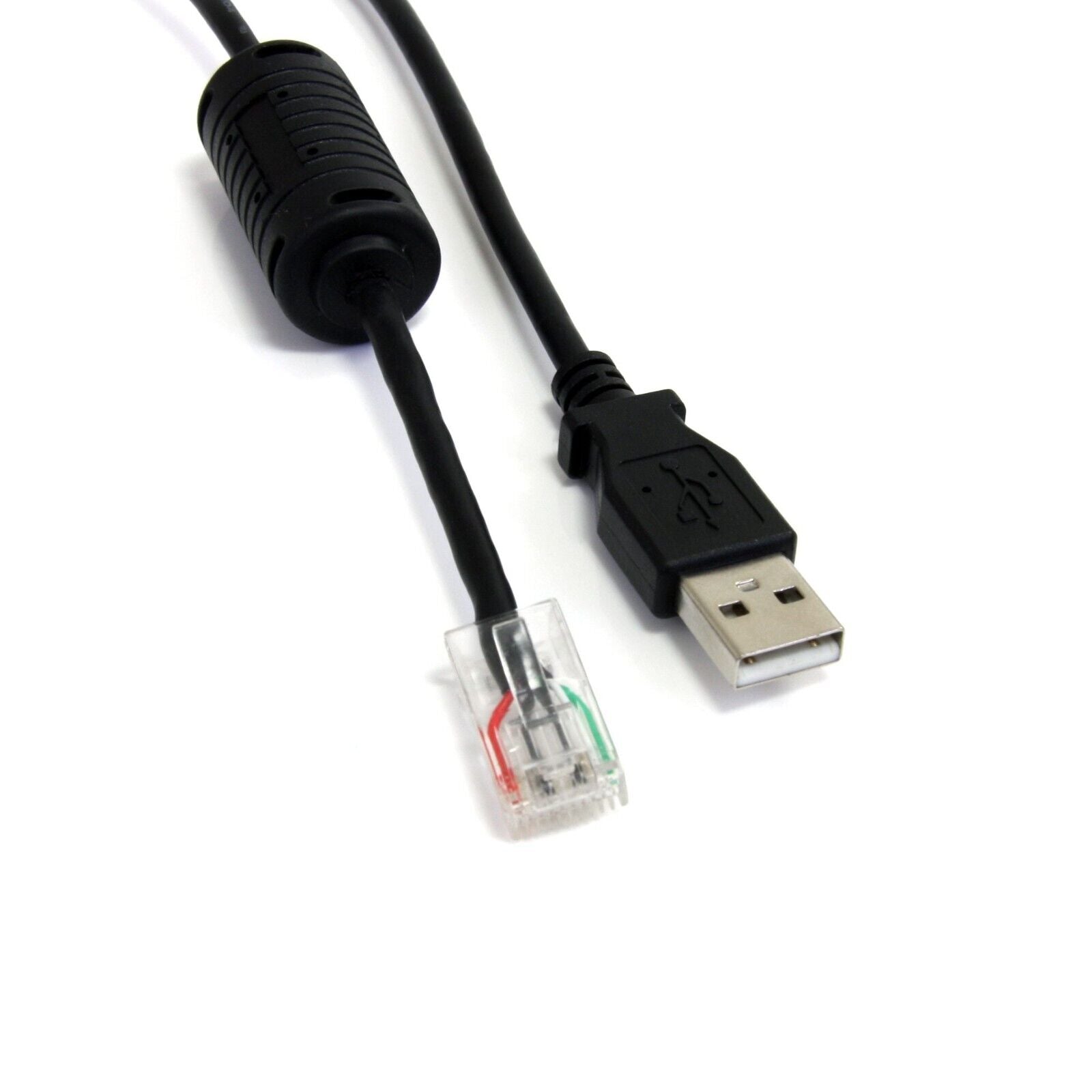 StarTech USBUPS06 6Ft USB-A to RJ45 UPS Replacement Cable Black