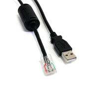 StarTech USBUPS06 6Ft USB-A to RJ45 UPS Replacement Cable Black