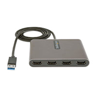 StarTech USB32HD4 USB-A to 4x HDMI External Multi Monitor Video Converter Hub