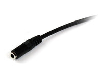 StarTech MUHSMF2M 6.6Ft 3.5mm M/F Audio Stereo Extension Cable Cord Black