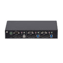 StarTech P2DD46A22-KVM-SWITCH 2-Port KVM Switch Box 4K 2x DisplayPort RS232 BLK