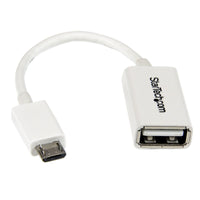 StarTech UUSBOTGW Micro USB Otg Cable Adapter Micro USB to Female USB On The Go