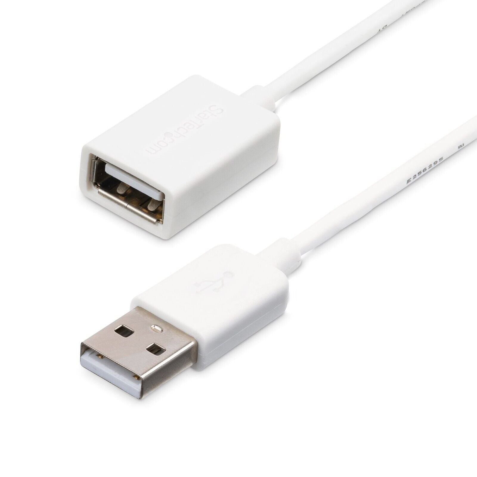 StarTech USBEXTPAA1MW 3Ft USB-A to USB-B M/F Extension Cable White Cord