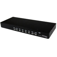 StarTech SV831DUSB 8 Port USB VGA PS/2 KVM 1U Rack Switch Box w Power -No Cables