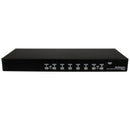 StarTech SV831DUSB 8 Port USB VGA PS/2 KVM 1U Rack Switch Box w Power -No Cables