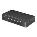 StarTech P4AD122-KVM-SWITCH 4-Port DisplayPort KVM Switch 6x USB 3.5mm w Power